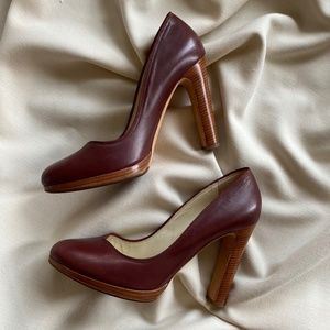 Rupert Sanderson Burgundy Pumps, size 42. Fits like an 11/11.5